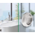 Shower glass door handle - 304 stainless steel round handle, Invisible sliding door handle for 8-12mm Thick Door